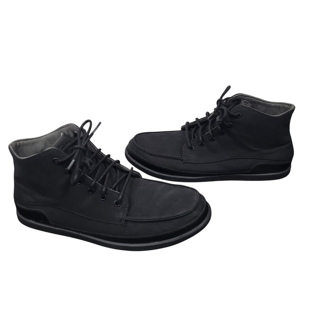 Olukai Men’s Nalukai‎ Kapa Boots Sz 9.5 Waterproof Textile Chukka Sneaker Black